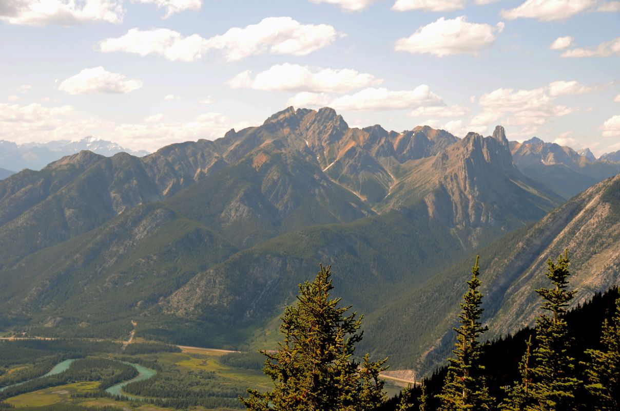 23 Mount Cory And Mount Edith From Sulphur Mountain At Top Of Banff Gondola In Summer